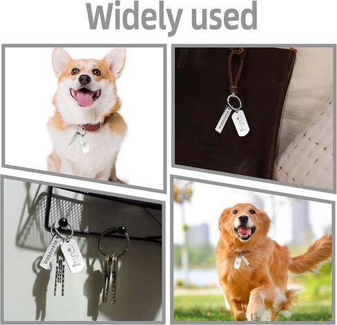 30 Pcs Personalized Engravable Keychains – Blank Metal Tags for Stamping & Custom Text – Durable Metal Keychain Blanks Stainless Steel Key Ring for Men & Women, Keepsake for DIY Crafts Various Holiday in Kuwait