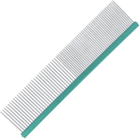 Creyhound Comb for Dogs ، Metal Dog Comb Dog Combs with Ways Comb Comb Comb Comb Comb Combor لإزالة وأداة الاستمالة للعقدة للكلب القصير ذو الشعر الطويل (الأرجواني 19 سم/7.5 بوصة) in Kuwait