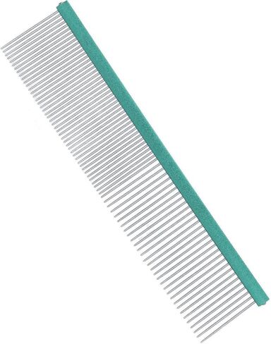 Creyhound Comb for Dogs ، Metal Dog Comb Dog Combs with Ways Comb Comb Comb Comb Comb Combor لإزالة وأداة الاستمالة للعقدة للكلب القصير ذو الشعر الطويل (الأرجواني 19 سم/7.5 بوصة) in Kuwait