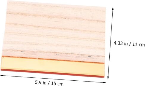 Wooden Ink Scraper Tool Printing Squeegee for Screen Ink Fine Workmanship Comfortable Grip for Printmaking and Emulsion Applications in Saudi Arabia