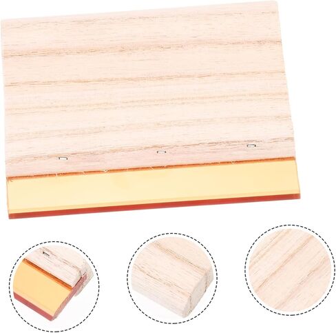 Wooden Ink Scraper Tool Printing Squeegee for Screen Ink Fine Workmanship Comfortable Grip for Printmaking and Emulsion Applications in Saudi Arabia