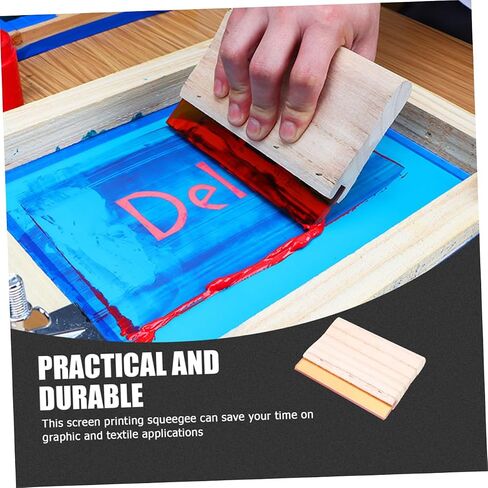 Homoyoyo 2PCS Squeegee الحبر الخشبي للمياه والزيت الأحبار القائمة على الأحبار الدائمة in Saudi Arabia