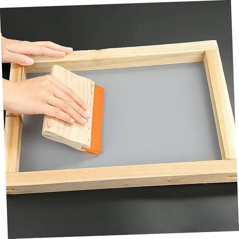 Homoyoyo Wooden Squeegee Ink Scraper Tool for Printmaking Design for Graphic and Textile Applications Lightweight and Comfortable Handle for Easy in Saudi Arabia