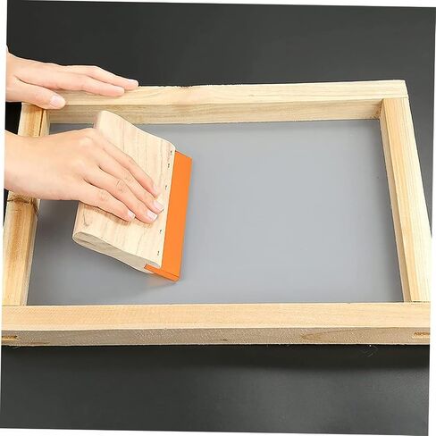 Homoyoyo Squeegee Wooden Ink Scraper for Printing Lightweight Design for Home and Projects Smooth for Use Water and Oil Compatible Essential Tool for in Saudi Arabia