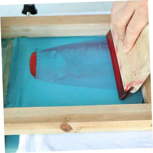 Homoyoyo Squeegee Wooden Ink Scraper for Printing Lightweight Design for Home and Projects Smooth for Use Water and Oil Compatible Essential Tool for in Saudi Arabia