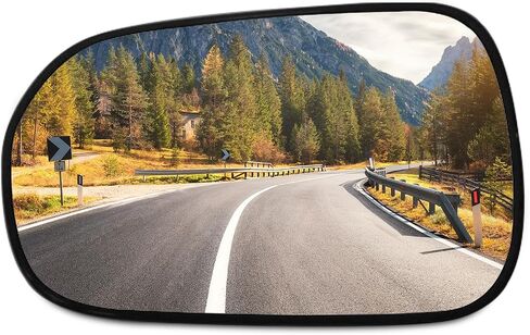 SCITOO Exterior Mirror Replacement Glass Driver Left side Fit for 1998-2002 For HONDA ACCORD W/O HEATED Chrome Flat Replacement Tow Mirror 76253S84A31 in Saudi Arabia