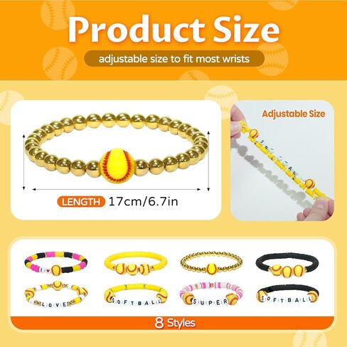 40PCS Sports موضوع أساور سحر ، الأساور الممتدة الطين قابلة للتكديس ، والأساور المرنة الطبقات الرياضية الحفلات تفضل المجوهرات للمراهقين للنساء الرجال in Kuwait