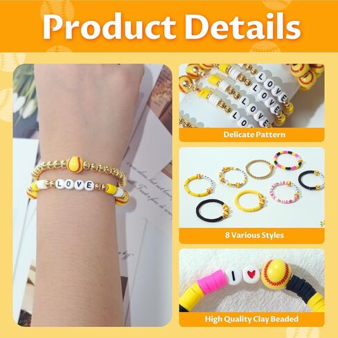 40PCS Sports موضوع أساور سحر ، الأساور الممتدة الطين قابلة للتكديس ، والأساور المرنة الطبقات الرياضية الحفلات تفضل المجوهرات للمراهقين للنساء الرجال in Kuwait