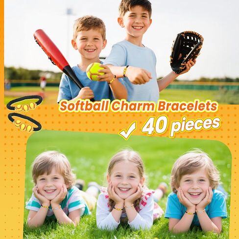 40PCS Sports موضوع أساور سحر ، الأساور الممتدة الطين قابلة للتكديس ، والأساور المرنة الطبقات الرياضية الحفلات تفضل المجوهرات للمراهقين للنساء الرجال in Kuwait