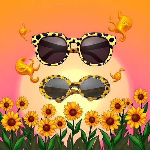 Small Glasses Pet Sunglasses Retro Circular Dogs Sunglass Cosplays Costume Accessory Photo for Girl Pets Small Pet Sunglasses Dogs Sunglasses Small Breeds Girl Puppy Pet Supplies in Saudi Arabia