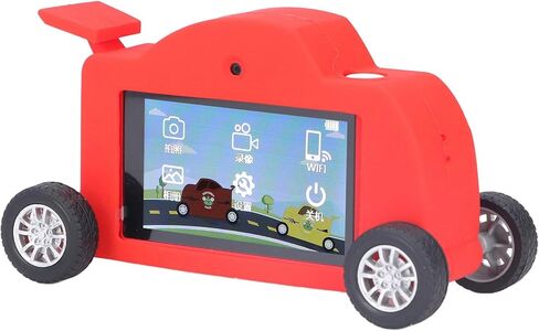 كاميرا الأطفال باللون الأحمر مع مدمجة ، وحجم صغير ، وتصميم نوع الدفع ، وشاشة تعمل باللمس ، وأطفال إلكترونيات مثالية in Kuwait