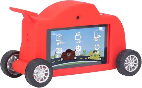 كاميرا الأطفال باللون الأحمر مع مدمجة ، وحجم صغير ، وتصميم نوع الدفع ، وشاشة تعمل باللمس ، وأطفال إلكترونيات مثالية in Kuwait