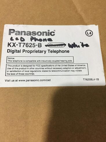 Panasonic KX T7633 - الهاتف الرقمي الأبيض in Saudi Arabia