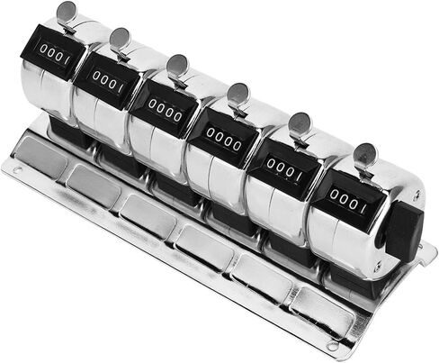 عداد KER Mechanical Stainl Steel ، 4 أرقام مع 6 ، أداة حصيلة لمختلف التطبيقات in Saudi Arabia