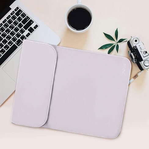 MOSISO Laptop Case 13 inch, 13 inch Laptop Sleeve Compatible with MacBook Air M4 M3 M2 M1 2025-2018 / Pro M2 M1 2025-2016, Faux Suede Leather Case with Small Bag, Apricot in Saudi Arabia