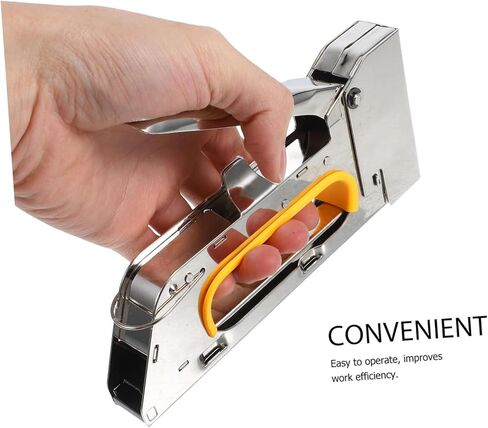Uonlytech دليل الشقوق U -type Type Stapler for Wood Fabric Cement Wall Multipurposure Tepholstery Adapling Machine لتحسين المنزل مشاريع الصياغة والبناء in Saudi Arabia