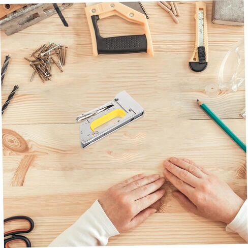 uonlytech يدوي تنجيد stapler لدقة الخشب والأسمنت دقة u على شكل u مع قفل أمان أثاث DIY متعدد الاستخدامات للتحسين المنزل وصياغة in Saudi Arabia