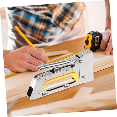 uonlytech يدوي تنجيد stapler لدقة الخشب والأسمنت دقة u على شكل u مع قفل أمان أثاث DIY متعدد الاستخدامات للتحسين المنزل وصياغة in Saudi Arabia
