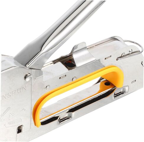 NUOBESTY Manual Furniture Stapler with Safety Lock Stapler Tool for Upholstery and Bulletin Boards Compatible Shaped Staples for Home Office and Industrial Use in Saudi Arabia