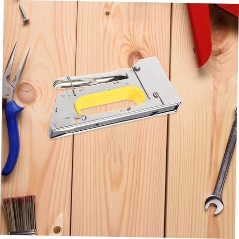 NUOBESTY Manual Furniture Stapler with Safety Lock Stapler Tool for Upholstery and Bulletin Boards Compatible Shaped Staples for Home Office and Industrial Use in Saudi Arabia