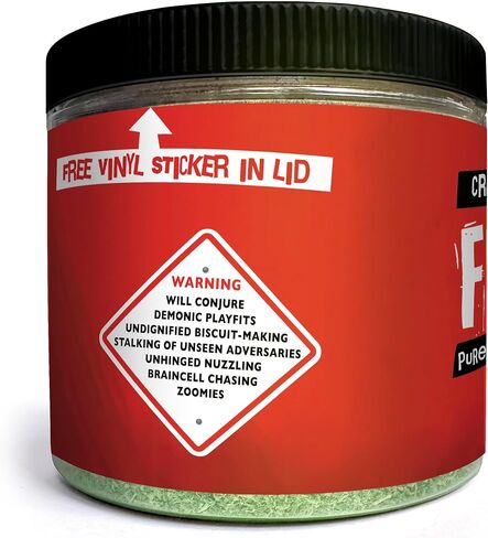 Fiend Catnip Safety-Cut 100 ٪ Pure Purent Fine Cat nip للقطط والقطط-علبة فائقة القوية ، أمريكا الشمالية-1 كوب (34.5 جرام)-المضي قدمًا ، قم بإنشاء وحش! in Kuwait