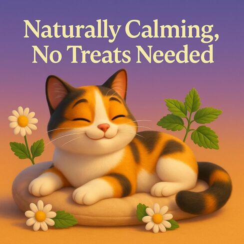 Whisker Zen Natural Catnip ومزيج البابونج للقطط ، مزيج العشبية المهدئ (كيس 4 أوقية) in Kuwait