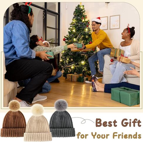 مجموعة Maasechs Knitting Kit للمبتدئين الكبار مجموعات حياكة قبعة كاملة تعلم أن تريكو مجموعات مع الغزل ، إبر الخيزران ، بوم بوم ، تعليمات خطوة بخطوة ، إكسسوارات متماسكة للنساء مواهب الرجال (الظلام) in Kuwait