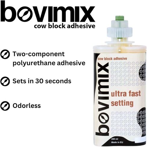 Ultra Fast Setting Hoof Block Adhesive 200ml (Single Cartridge) in Saudi Arabia