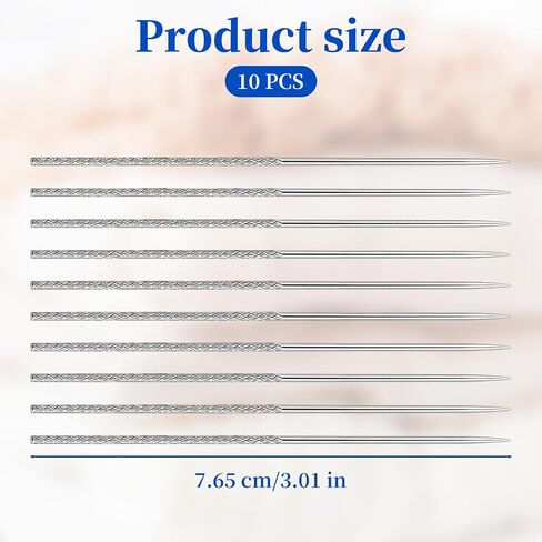 Snag Nab It Tools - 10 PCS Professional Snag Repair Needle Kit, 2.36 Inches Knits Sewing Stitching Needle Tools, Repair Sewing Tool Leather Craft Sewing Stitching Needle for Knits, Woven Fabric in Saudi Arabia