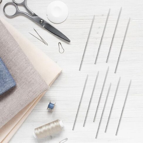 Snag Nab It Tools - 10 PCS Professional Snag Repair Needle Kit, 2.36 Inches Knits Sewing Stitching Needle Tools, Repair Sewing Tool Leather Craft Sewing Stitching Needle for Knits, Woven Fabric in Saudi Arabia