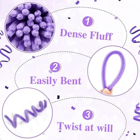 300 قطعة من منظفات أنابيب ألوان عباد الشمس مع 20 قطعة من السيقان الزهرة ، وحرف نظافة الأنابيب لمشاريع فنية وحرفية ، زخارف حفلة إبداعية ، تنبع تشنيل in Kuwait
