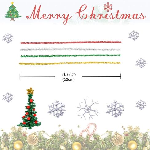 Caydo 300 Pieces Brown Pipe Cleaners, Thick Fluffy Chenille Stems, Pipe Cleaner Crafts for Arts & Crafts, Perfect for Making Animals, Flowers, and Festive Decorations in Saudi Arabia