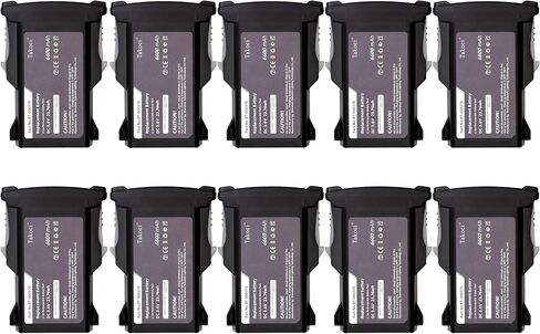 10 Pack 3.6V 6600mAh Li-ion MC93 MC9300 Bar Code Scanner Battery Compatible with MC930 MC930B MC930P MC93N0-G BT-000370 BT-000371 BTRY-MC93-FRZ-01 BTRY-MC93-STN-01 in Saudi Arabia
