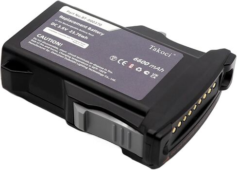 10 Pack 3.6V 6600mAh Li-ion MC93 MC9300 Bar Code Scanner Battery Compatible with MC930 MC930B MC930P MC93N0-G BT-000370 BT-000371 BTRY-MC93-FRZ-01 BTRY-MC93-STN-01 in Saudi Arabia
