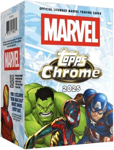 Topps Chrome Marvel 2025 Blaster Box 7 Packs in Kuwait