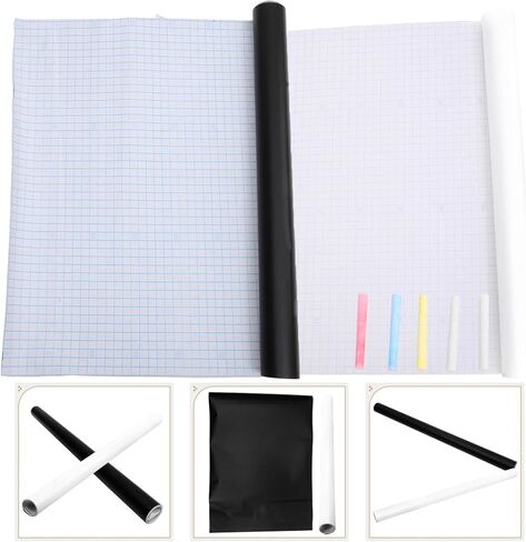 Homoyoyo 1set ملصقات Blackboard قابلة للإزالة جدار قابلة للمحواة للبنين والبنات لوحات محو جافة تفاعلية للديكور المنزلي سهل تثبيت أي سطح أملس in Kuwait