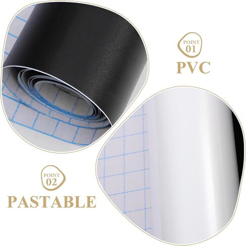 Homoyoyo 1set ملصقات Blackboard قابلة للإزالة جدار قابلة للمحواة للبنين والبنات لوحات محو جافة تفاعلية للديكور المنزلي سهل تثبيت أي سطح أملس in Kuwait