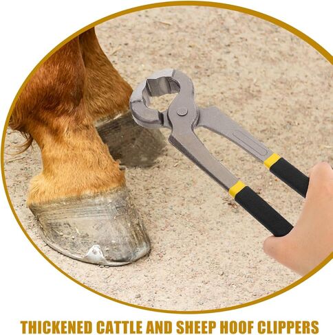 BESPORTBLE Hoof Trimming Pliers - Heavy-Duty Cattle and Sheep Hoof Cutter Lightweight and Portable Farrier Tool for Easy Care in Saudi Arabia