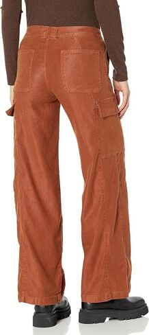 HUDSON Women's Mid Rise Utility Wide Leg Cargo Jean in Saudi Arabia