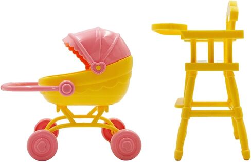 مجموعة إكسسوارات أثاث Dollhouse ، حمام السباحة ، أثاث منزل صغير ، بلاستيك مسرحية صغيرة ملحقات هدية للأطفال. in Kuwait