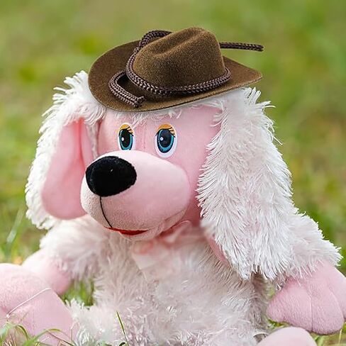 4 Pcs Miniature Felt Cowboy Hats Small Western Party Cap Doll Dress Up Hat Mini Cute Stuffed Animal Hats Tiny Dollhouse Cowgirl Hat Beige in Saudi Arabia