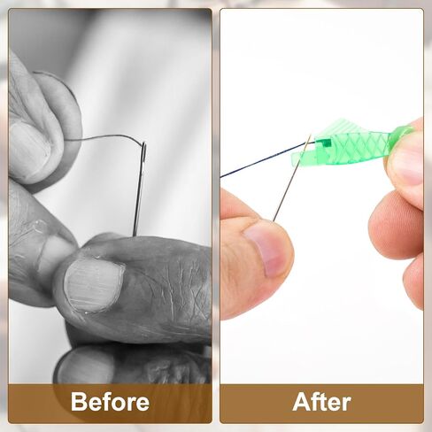 Alpinleux 12 Pcs Fish Type Sewing Machine Needle Threader, Needle Threader for Sewing Machine, Sewing Machine Threader, Needle Threaders for Hand Sewing (Green) in Saudi Arabia