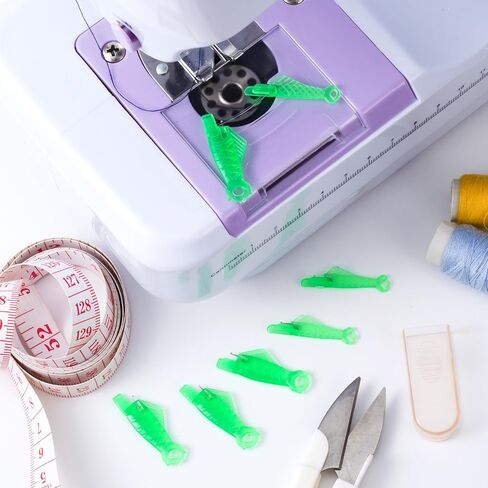 Alpinleux 12 Pcs Fish Type Sewing Machine Needle Threader, Needle Threader for Sewing Machine, Sewing Machine Threader, Needle Threaders for Hand Sewing (Green) in Saudi Arabia