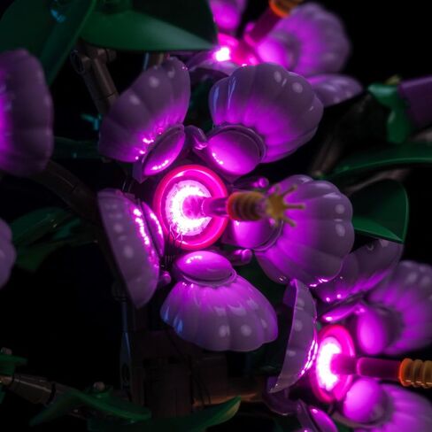 LED Lighting Compatible with Lego 10372 Hibiscus Flower Décor, Light Kit Compatible with Lego Botanicals Collection 10372, NOT Included The Model Set - JUST Lights in Saudi Arabia