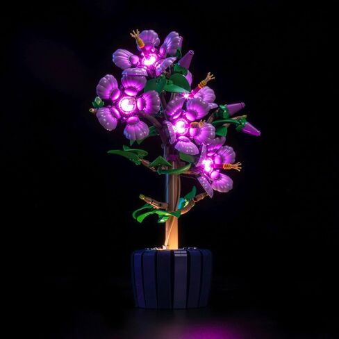 LED Lighting Compatible with Lego 10372 Hibiscus Flower Décor, Light Kit Compatible with Lego Botanicals Collection 10372, NOT Included The Model Set - JUST Lights in Saudi Arabia