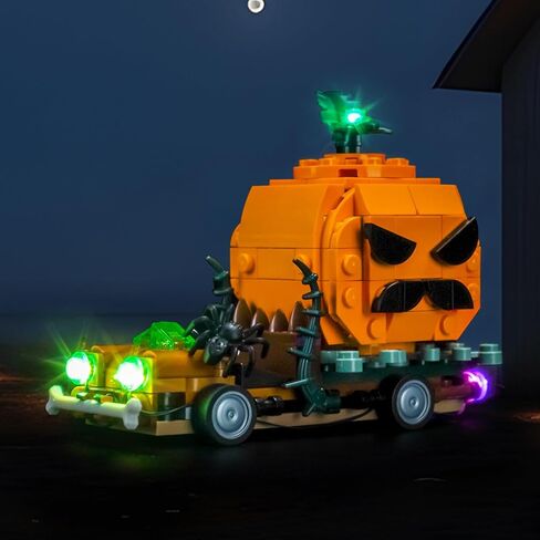 LED Lighting Compatible with Lego 40822 Jack-O'-Lantern Pickup Truck, Light Kit Compatible with Lego Halloween 40822,NOT Included The Model Set - JUST Lights in Saudi Arabia