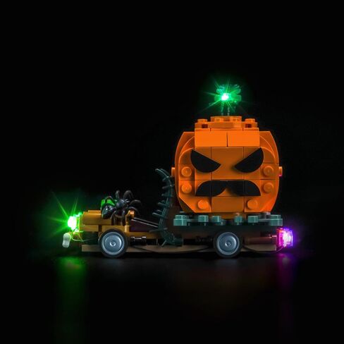 LED Lighting Compatible with Lego 40822 Jack-O'-Lantern Pickup Truck, Light Kit Compatible with Lego Halloween 40822,NOT Included The Model Set - JUST Lights in Saudi Arabia