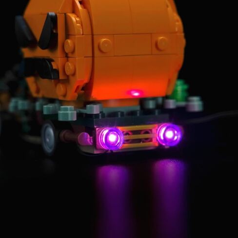 LED Lighting Compatible with Lego 40822 Jack-O'-Lantern Pickup Truck, Light Kit Compatible with Lego Halloween 40822,NOT Included The Model Set - JUST Lights in Saudi Arabia