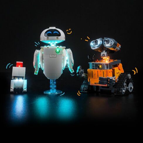 إضاءة LED المتوافقة مع Lego Pixar Wall -E & Eve ، مجموعة الضوء المتوافقة مع LEGO 43279 - لا تأتي مع النموذج in Saudi Arabia