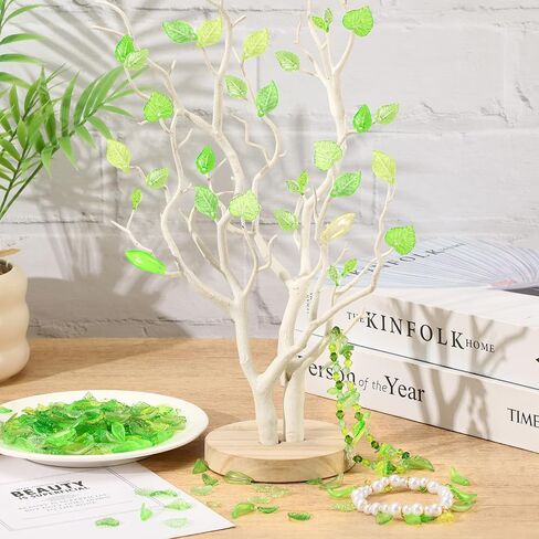 حبات أوراق الأكريليك 500pcs لأغسسى لتصنيع مجوهرات القرط (5 نمط) in Saudi Arabia